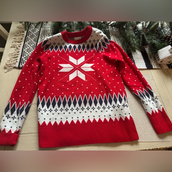 BUNDLE SET Women and Mens Charter Club snowflake sweater - Picture 4 of 10